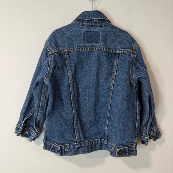 Levi's Youth Kids Trucker Jacket Jean Denim Cotton Blue 6 - Picture 3 of 5